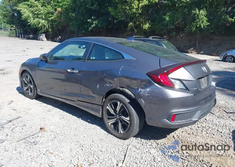 2018 Honda Civic Touring from USA, damaged, VIN 2HGFC3B95JH350317